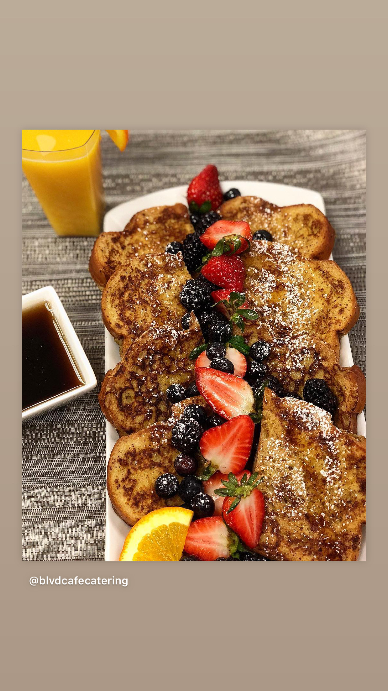 Cinnamon French Toast Buffet