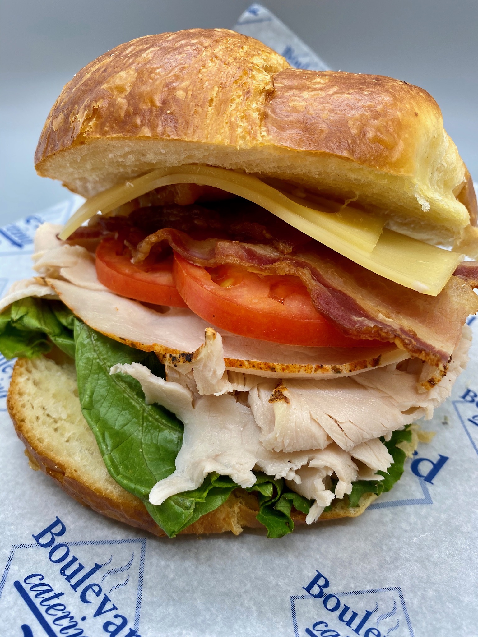 Roasted Turkey Club Croissant